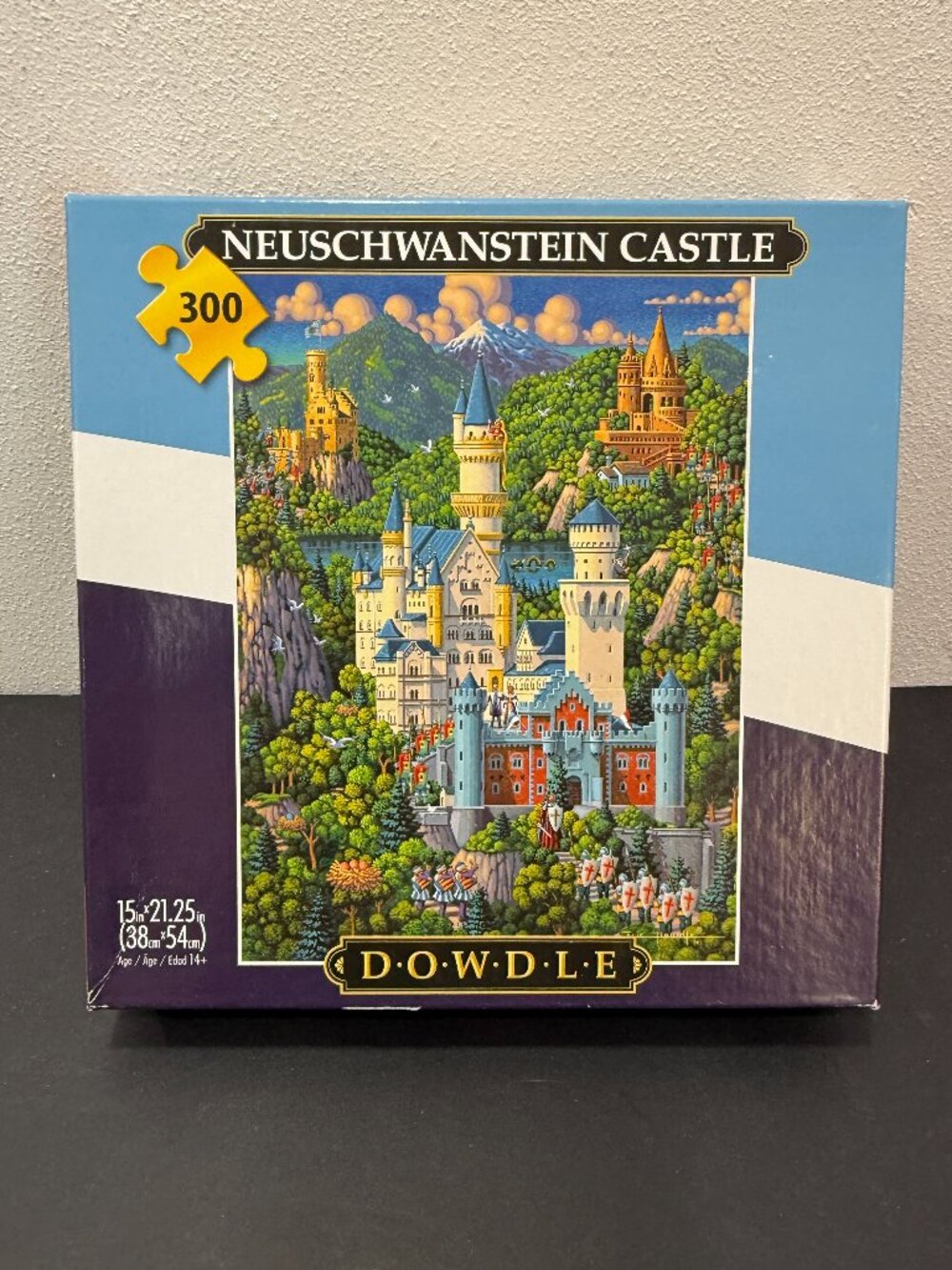 Dowdle Neuschwanstein Castle🔴3/$25🔴 300 Piece Jigsaw Puzzle